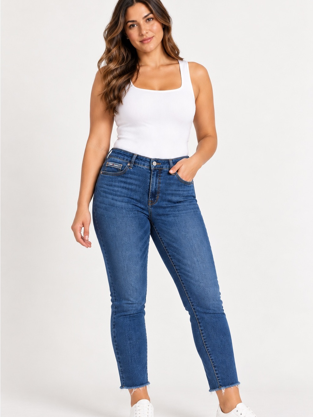 Tommy Hilfiger Tommy Jeans Skinny Mid Rise Ankle Jeans – Medium Blue